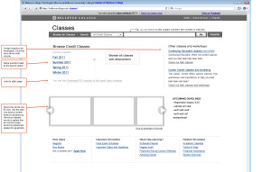 Home page later wireframe