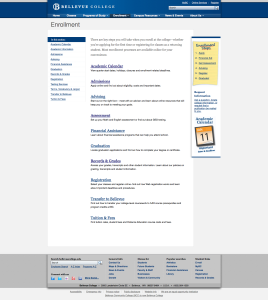 Enrollment page