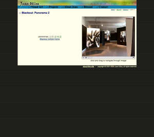 screenshot of gallery walkthrough