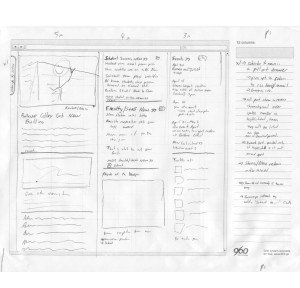 News home wireframe