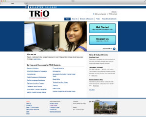 TRiO Website Screenshot